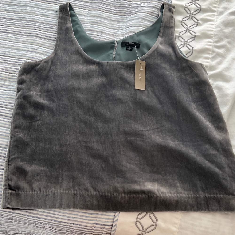 J. Crew Charcoal Tank Top